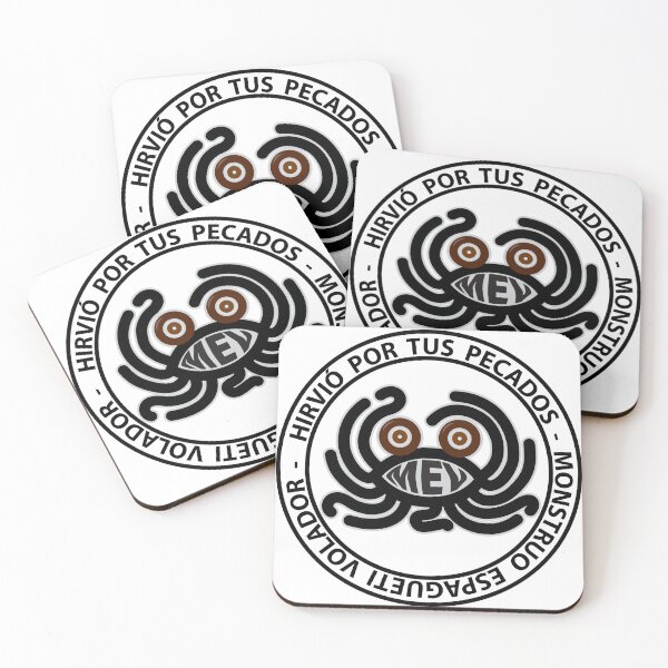 Item preview, Flying Spaghetti Monster Coin -Spanish -reimagined- designed and sold by Tecno-Art-Land.