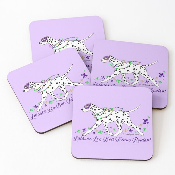 Item preview, Mardi Gras Dalmatian designed and sold by Atelier Cupcake.