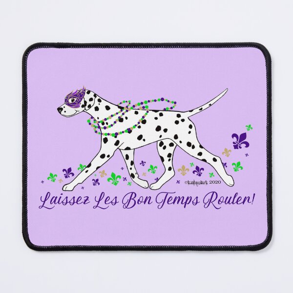 Item preview, Mardi Gras Dalmatian designed and sold by Atelier Cupcake.