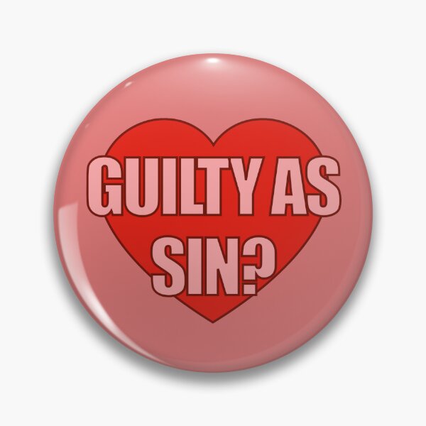 Item preview, Guilty As Sin? Heart designed and sold by Chesley Design.