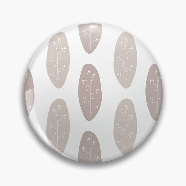 Item preview, Pastel pattern with abstract leaves in Scandinavian style. Light brown leaves designed and sold by Mariana Shymkovych.