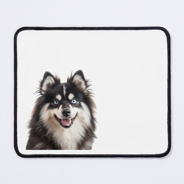 Item preview, Cute blue-eyed Pomsky/Mini Husky Puppy digital art drawing for printables designed and sold by BHC-P.