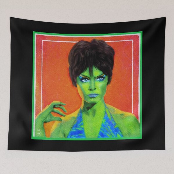 Item preview, Marta Orion Woman Bright Pop Art Acrylics designed and sold by orionlodubyal.