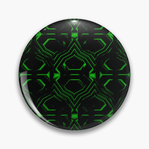 Item preview, Green Ogee Ridge on Black Pattern designed and sold by TheRulerofEarth.
