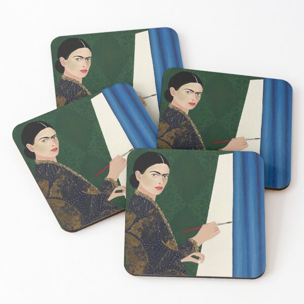 Artikelvorschau, Porträt von Frida Kahlo, Gemälde entworfen und verkauft von ArtAndBliss.