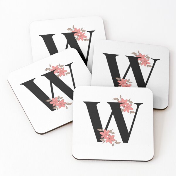 Item preview, Floral initial letter W designed and sold by Tenzeelaat.