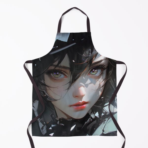 Item preview, Dark Intense Enigmatic Whispers Anime Girl designed and sold by bubblegoth.