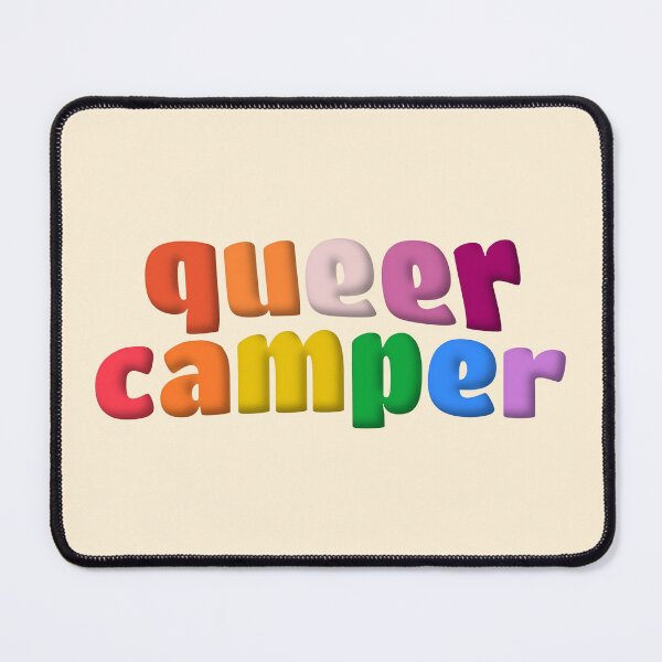 Item preview, Queer Camper Lesbian Rainbow Pride Flag designed and sold by cashewdays.