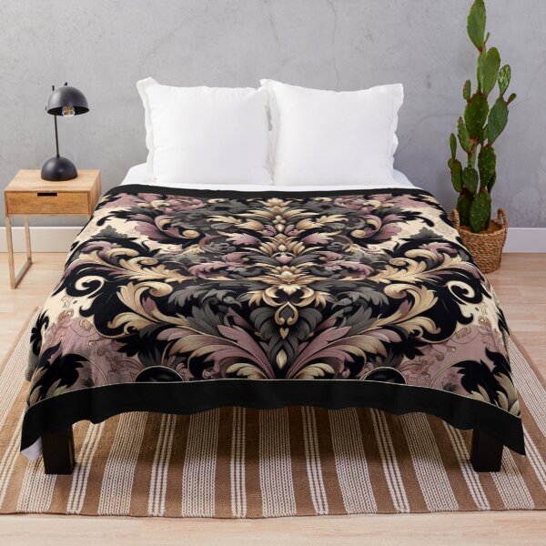 Item preview, Mauve, Gold & Black Damask designed and sold by DesignsByPrnces.