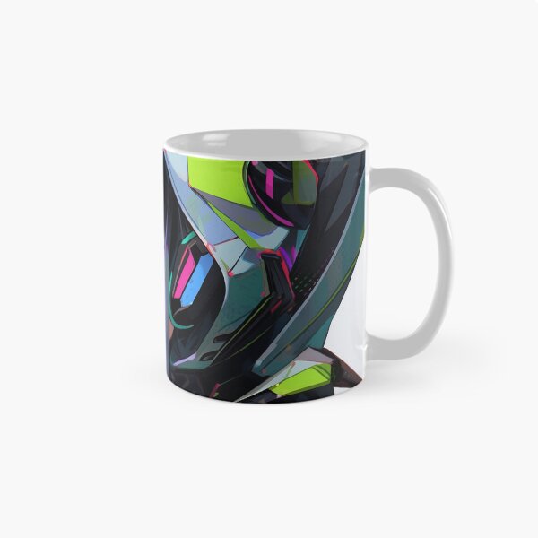 Item preview, Futuristic Neon Visor Anime Girl designed and sold by bubblegoth.