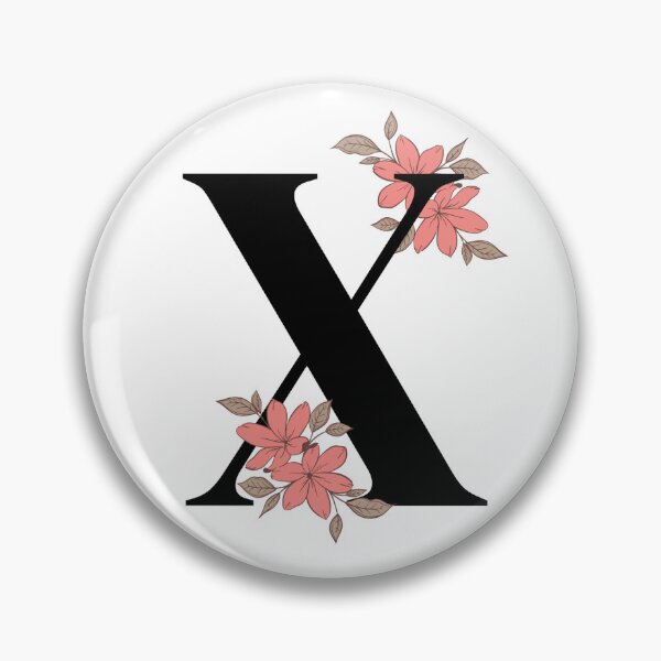 Item preview, Floral initial letter X designed and sold by Tenzeelaat.
