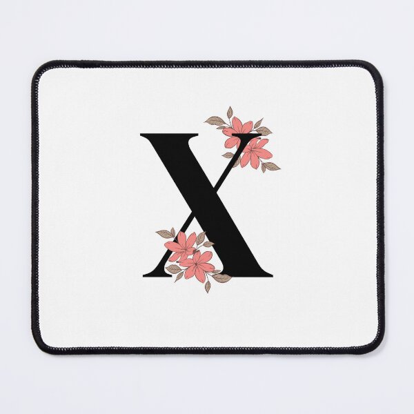 Item preview, Floral initial letter X designed and sold by Tenzeelaat.