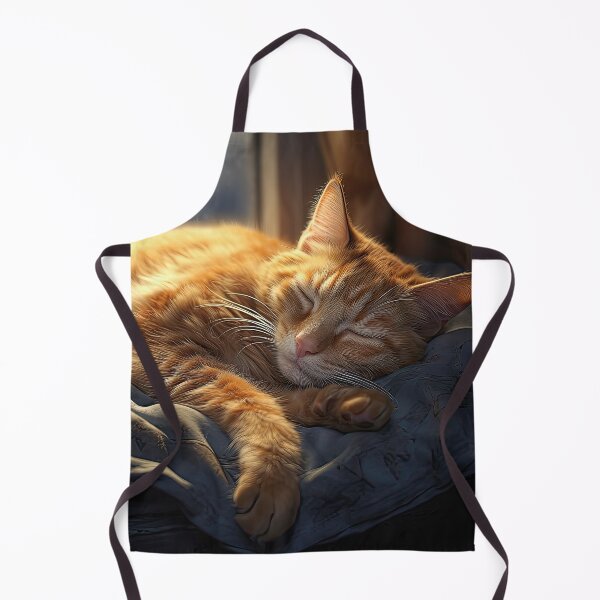 Item preview, Sleeping Orange Tabby Cat designed and sold by Elisabeth Lucas.