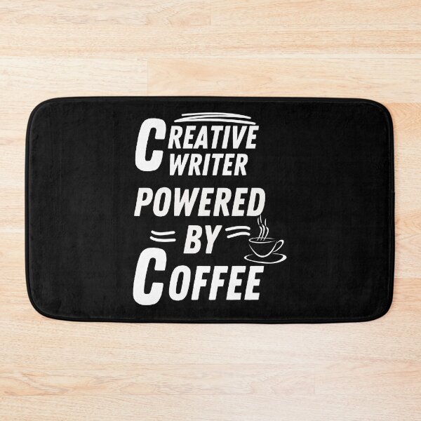 Item preview, Creative writer powered by coffee designed and sold by annoying-shirts.
