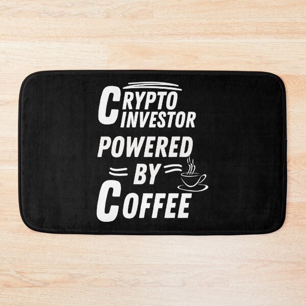 Item preview, Crypto investor powered by coffee designed and sold by annoying-shirts.