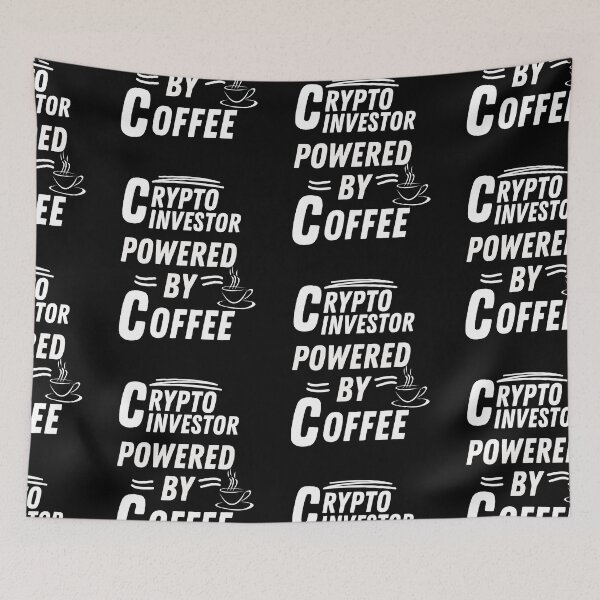 Item preview, Crypto investor powered by coffee designed and sold by annoying-shirts.