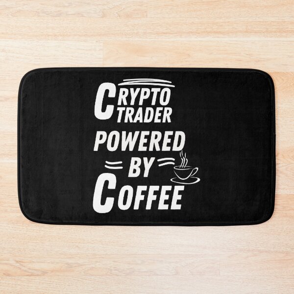 Item preview, Crypto trader powered by coffee designed and sold by annoying-shirts.
