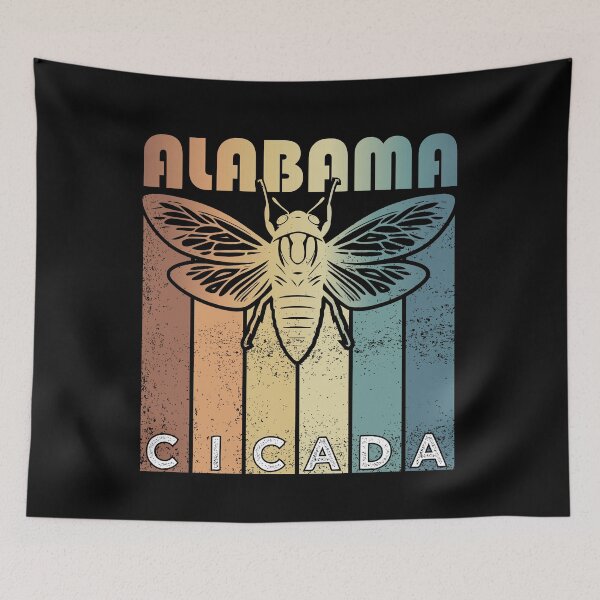 Item preview, Retro Alabama 2024 Cicada Summer Swarm, Vintage  Cicada designed and sold by ArtByKatti.