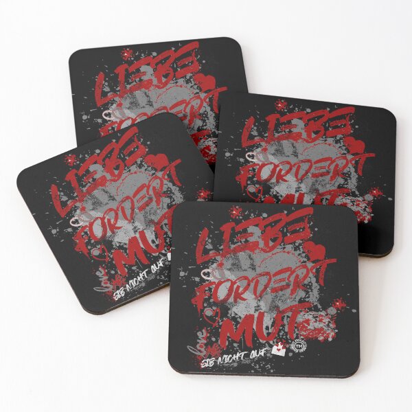 Item preview, love requires courage designed and sold by LayersDesign.