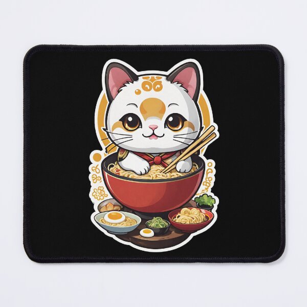 Item preview, Maneki Neko Noodles Ramen designed and sold by LiscaGraphicArt.