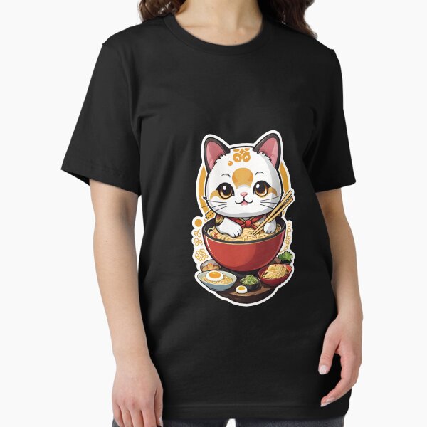 Maneki Neko Noodles Ramen Essential T-Shirt