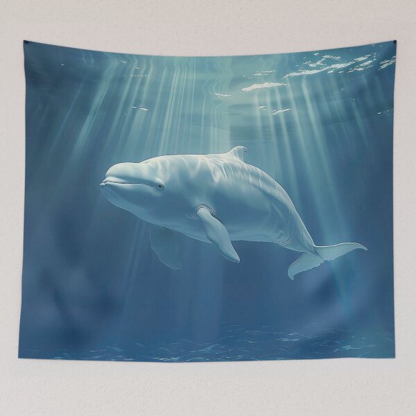 Item preview, Beluga Whale Dreams designed and sold by Elisabeth Lucas.