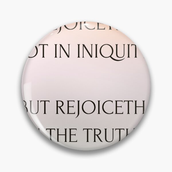 Item preview, 1 corinthians 13:6 designed and sold by Undonemadenew.