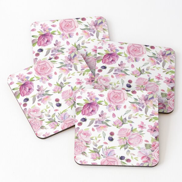 Item preview, A seamless floral pattern with watercolor flowers, flower pattern, seamless pattern, designed and sold by asbno19.