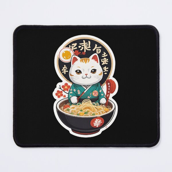 Item preview, Maneki Neko Noodles Ramen designed and sold by LiscaGraphicArt.
