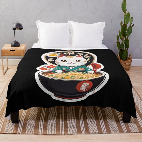 Item preview, Maneki Neko Noodles Ramen designed and sold by LiscaGraphicArt.