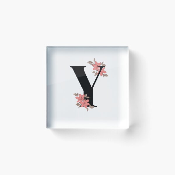 Item preview, Floral initial letter Y designed and sold by Tenzeelaat.