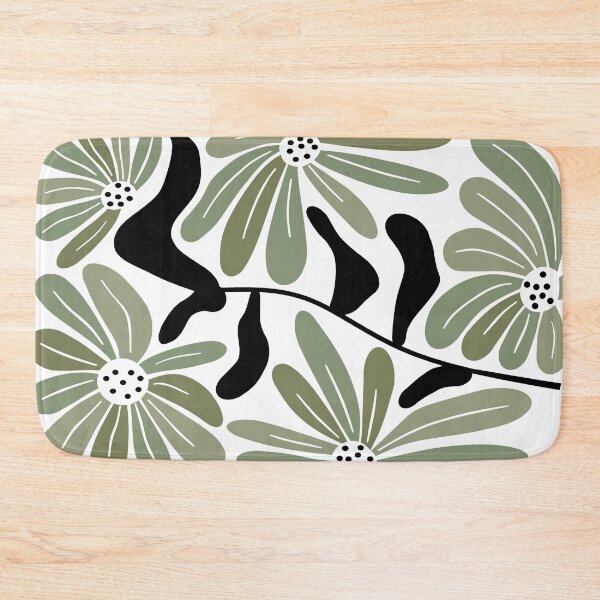 Item preview, Abstract home decorating minimalist flower line art wall poster designed and sold by jayne0524.