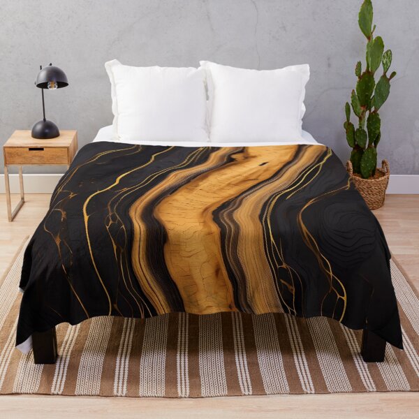 Item preview, Black and Gold wooden texture designed and sold by L7GraphicLab.