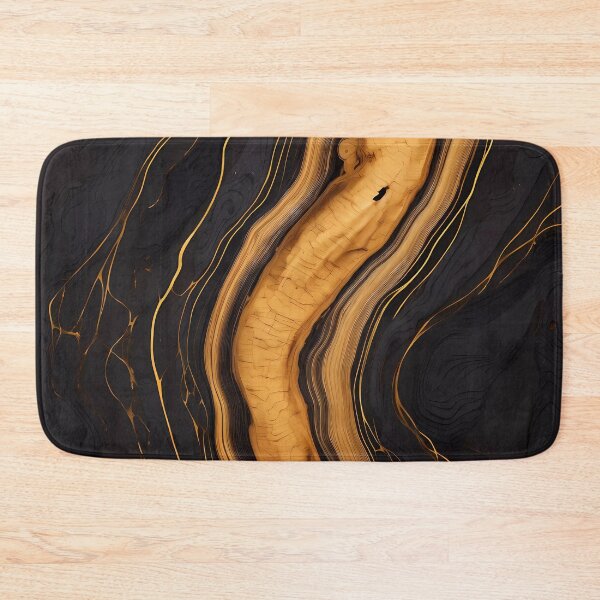 Item preview, Black and Gold wooden texture designed and sold by L7GraphicLab.