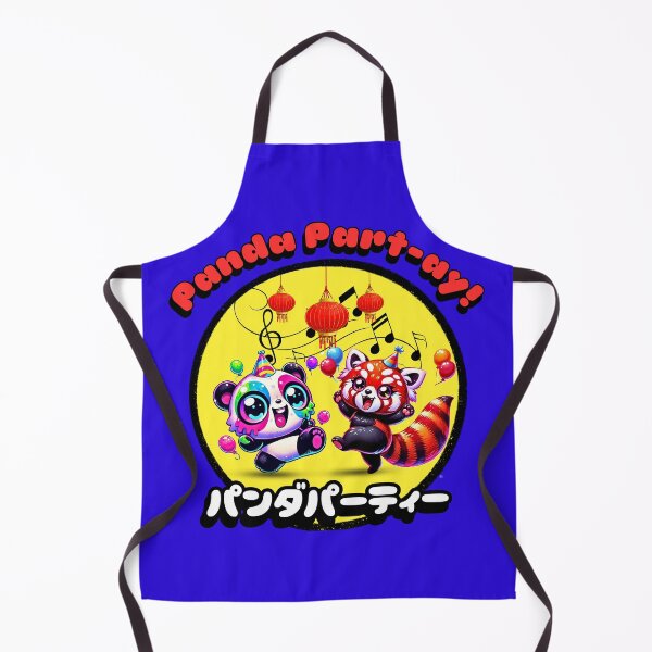 Item preview, Panda Part-ay! Kawaii-Style Red and Giant Panda Dance Design with Japanese Characters designed and sold by Jim Stephens.