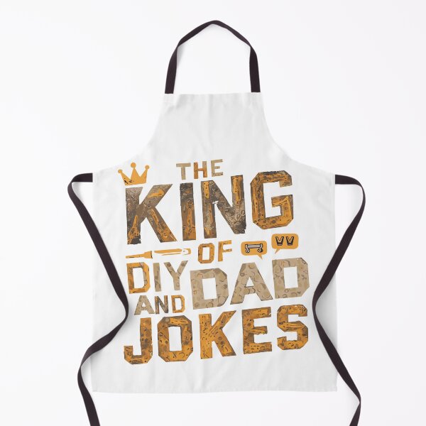 Item preview, The King of DIY and Dad Jokes: Father's Day Typography Illustration designed and sold by HahaHandlesHub.