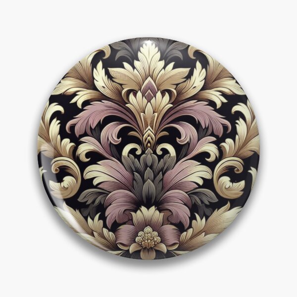 Item preview, Mauve, Gold & Black Damask designed and sold by DesignsByPrnces.