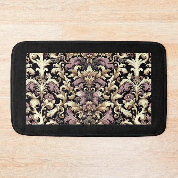 Item preview, Mauve, Gold & Black Damask designed and sold by DesignsByPrnces.
