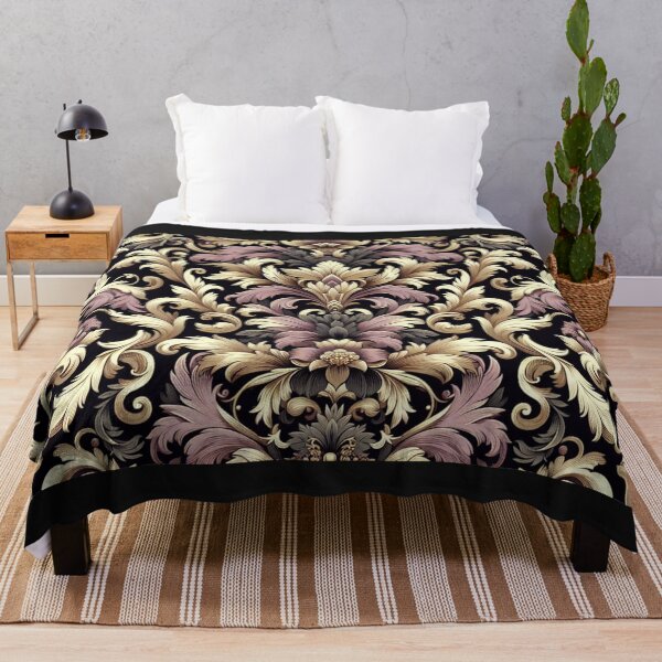 Item preview, Mauve, Gold & Black Damask designed and sold by DesignsByPrnces.