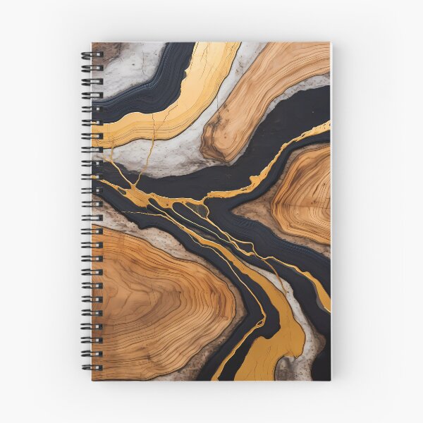 Item preview, Black and Gold wooden texture designed and sold by L7GraphicLab.