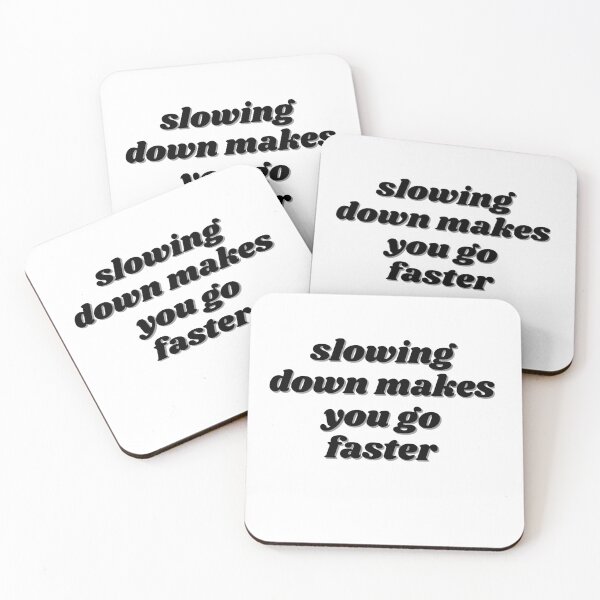 Item preview, slowing down makes you go faster  designed and sold by ChiWellness Shop.