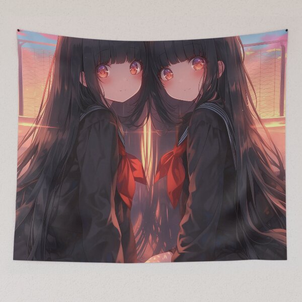 Item preview, a really cute twin girl designed and sold by Kawai Anime Shop.