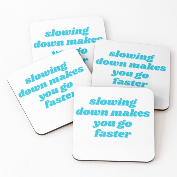 Item preview, slowing down makes you go faster  designed and sold by ChiWellness Shop.