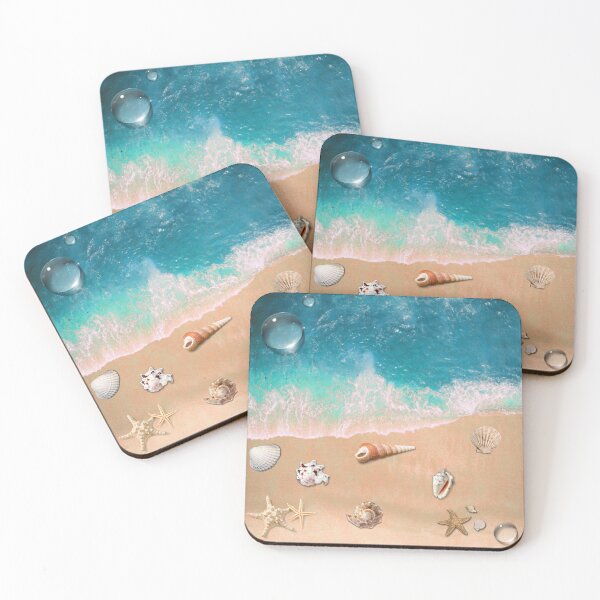 Item preview, Shells on the Beach designed and sold by CeratopsArt.