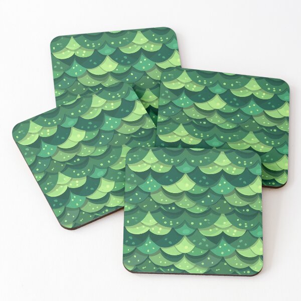 Item preview, Dragon skin scale pattern - green fantasy creature designed and sold by Fantasy Cache.