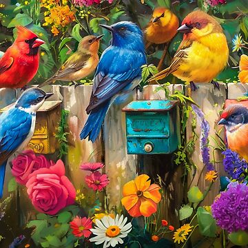Artwork thumbnail, Bird Garden by Claudia McKinney