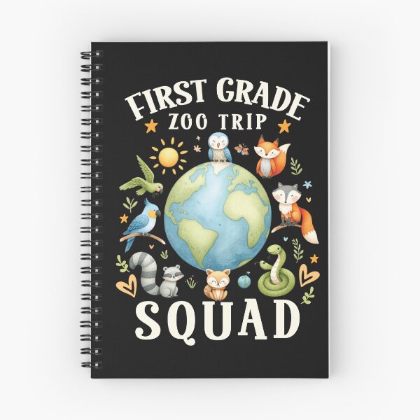 Item preview, First Grade Zoo Trip Squad Funny Zoo Animal Back to School designed and sold by millionair3.