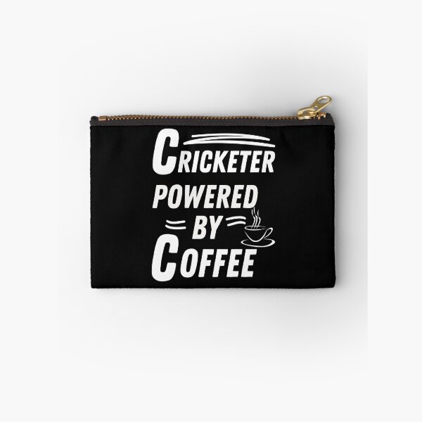 Item preview, Cricketer powered by coffee designed and sold by annoying-shirts.
