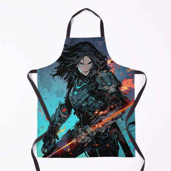 Item preview, Action Cyberpunk Exosuit Warrior Anime Girl designed and sold by bubblegoth.