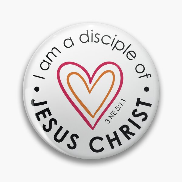 Item preview, Double Heart I am a disciple of Jesus Christ designed and sold by LoftyJDesign.